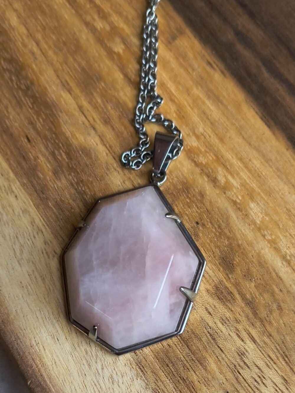 Evil Pawn Jewelry Veda Rose Quartz Necklace DISCONTINUED Love Wedding - Picture 4 of 9